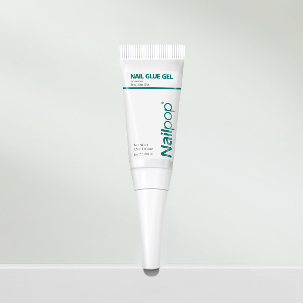 Quick Drying Solid Nail Glue with Remover for Press On Nails Tips No Need for UV Lamp Long Lasting Fake Nails Glue Kit