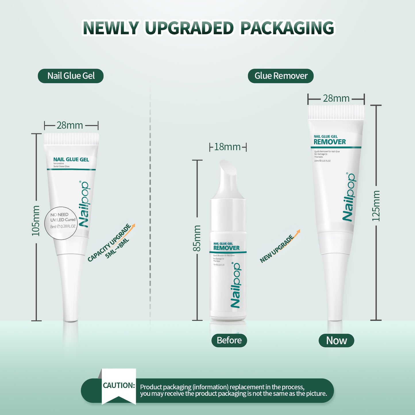 Quick Drying Solid Nail Glue with Remover for Press On Nails Tips No Need for UV Lamp Long Lasting Fake Nails Glue Kit