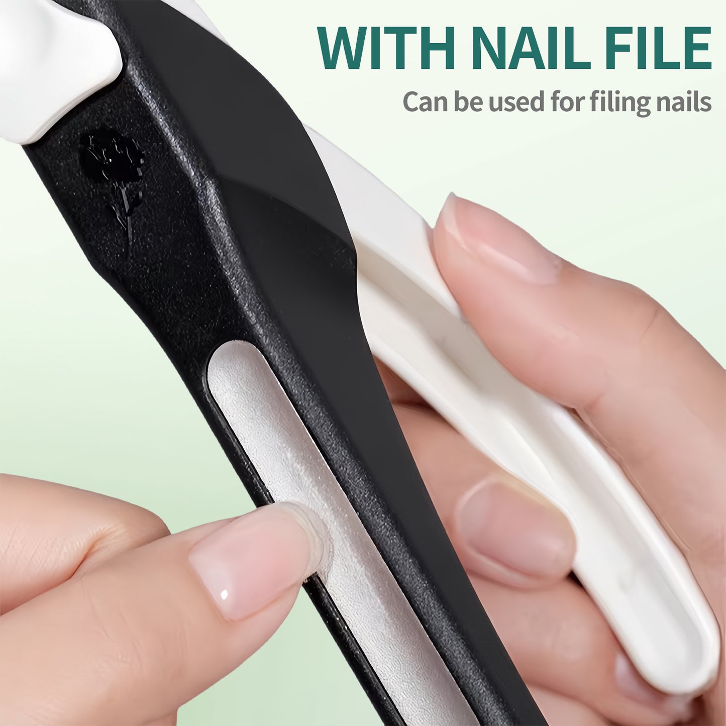 Nailpop Nail Clippers for Acrylic Nails Cutter False Nail Tips Clipper Stainless Steel Blade Manicure for Salon Home Nail Art