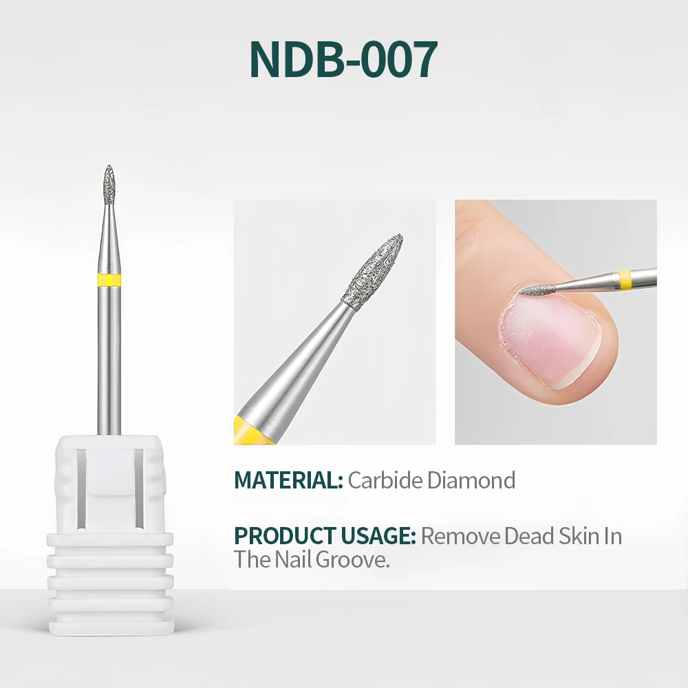 Nail Drill Bits,Tungsten Carbide Diamond Manicure Cuticle Nail Cutter Grinding Drill Machine For Nail Files Art Tools