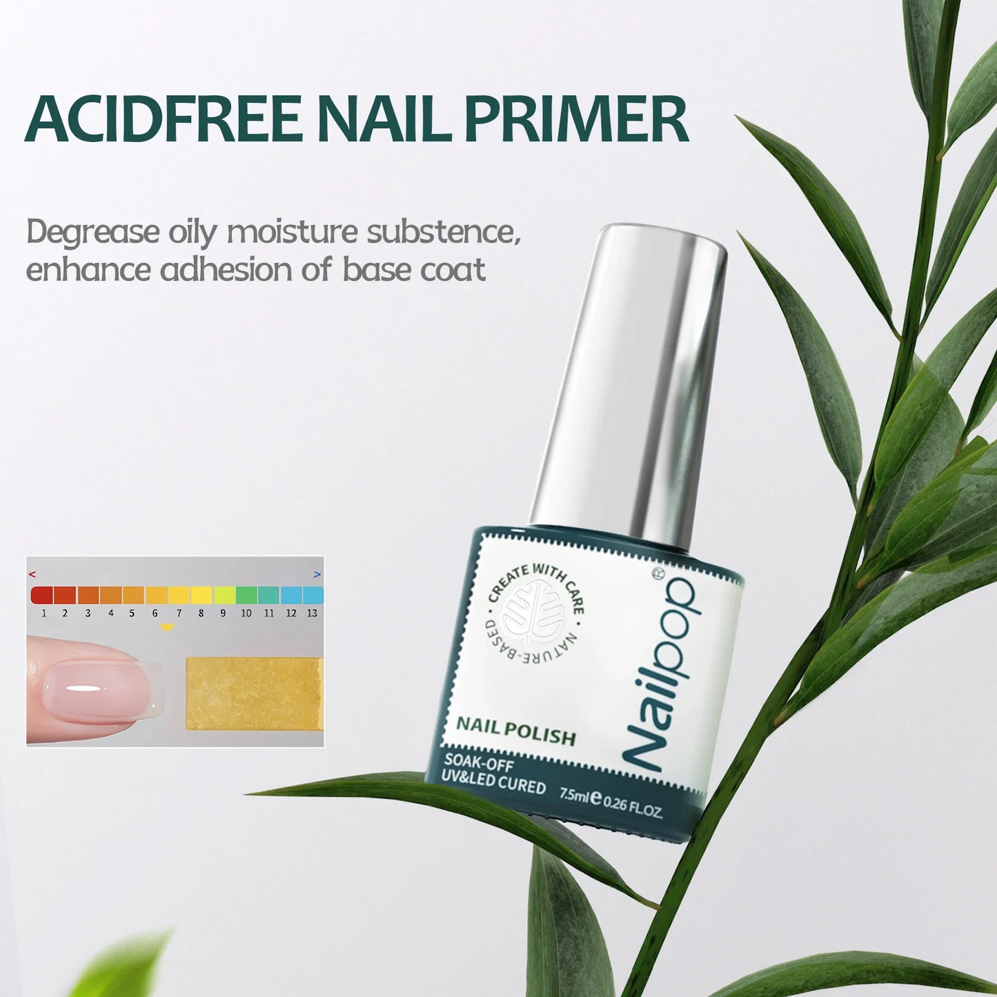 3 IN 1 Base Coat Nail Tips Glue Gel Polish Top Coat Function Gel Soak Off UV 7.5ml Glass Bottle Nail Prep Dehydrator Gel