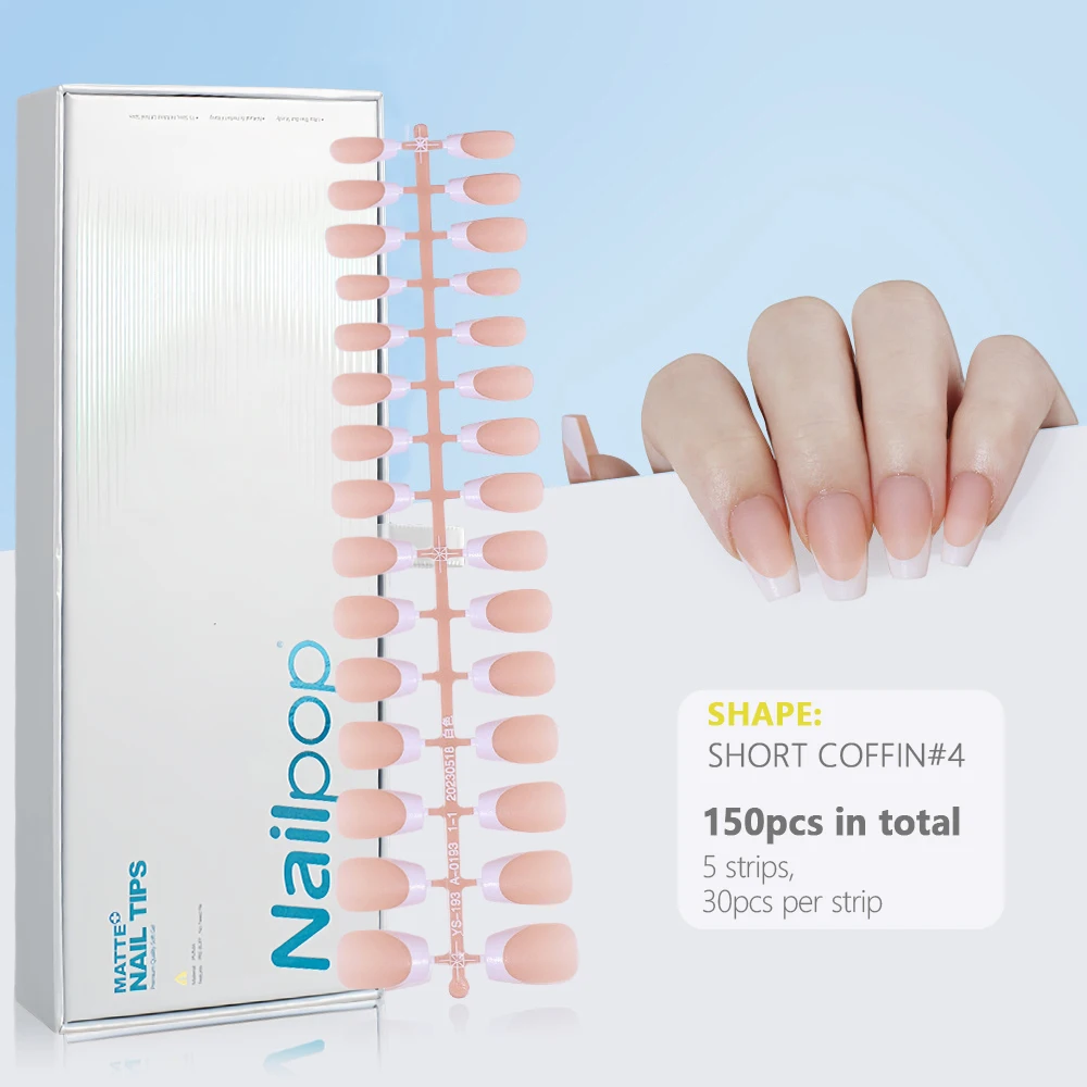 Press on Nails Gel Nail Tips 450PCS Pre-Colored Soft Gel X Almond Fake Nails with Designs DIY Nail Extensions