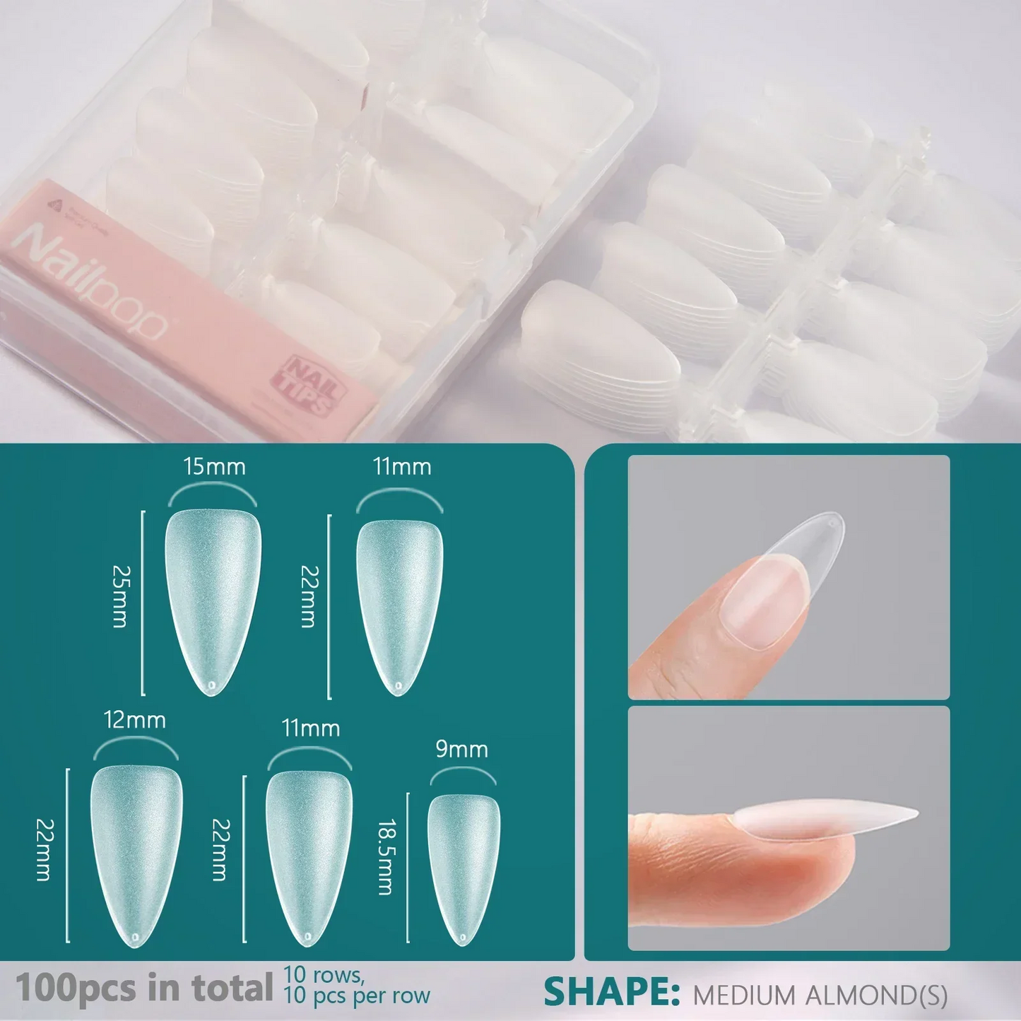 Soft Gel Tips for Nails Extension System Ultra Matt Short Coffin Fake Nail Capsule for Handmade Press on Nails 100pcs