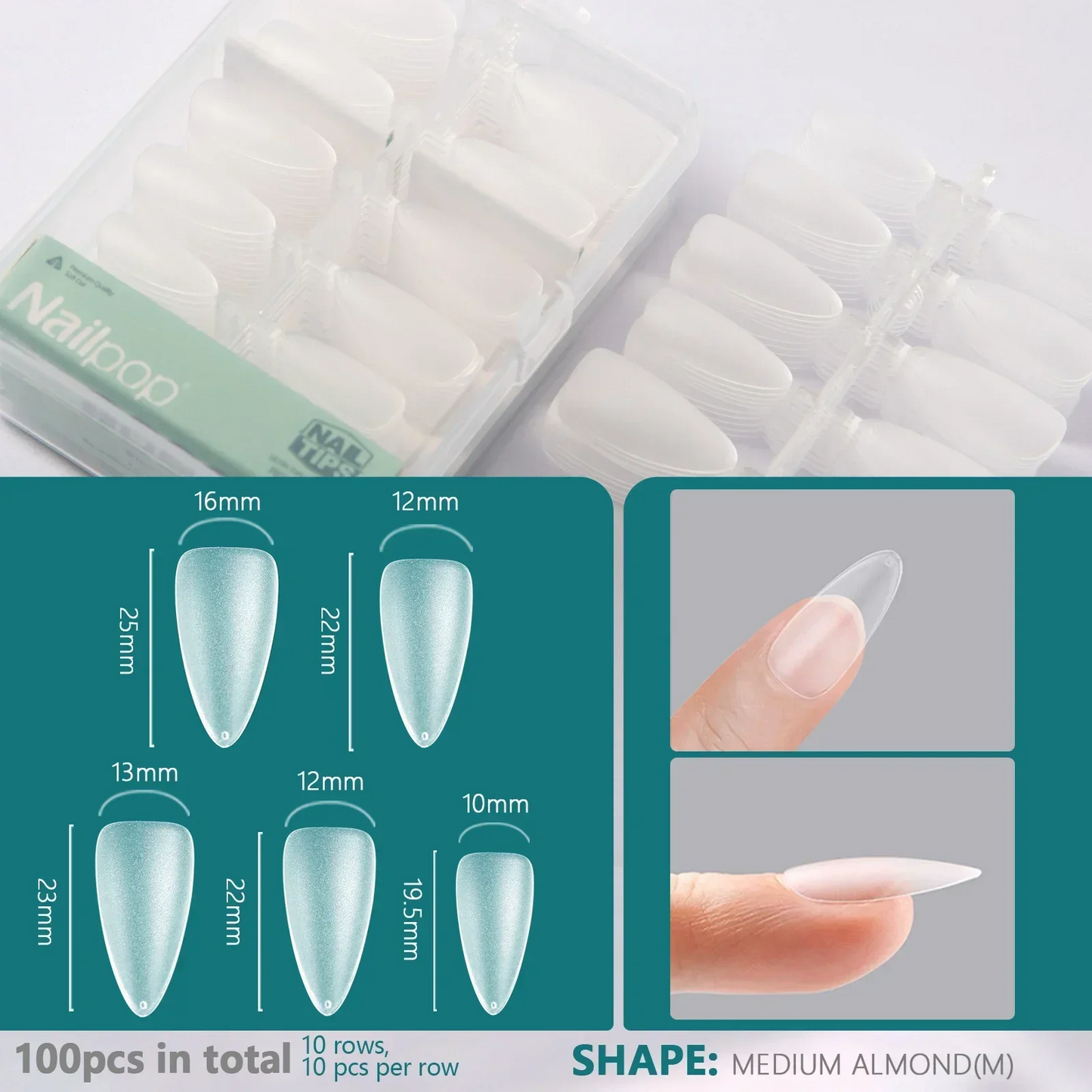 Soft Gel Tips for Nails Extension System Ultra Matt Short Coffin Fake Nail Capsule for Handmade Press on Nails 100pcs