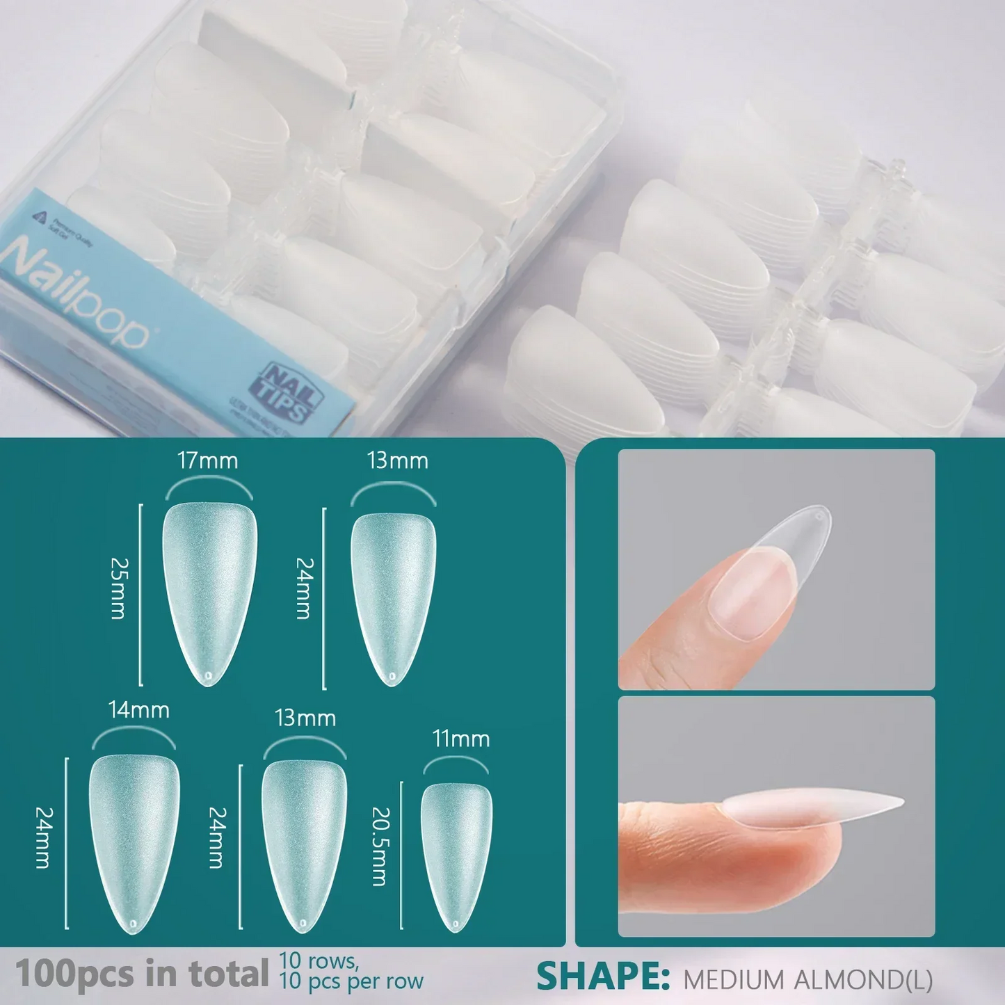 Soft Gel Tips for Nails Extension System Ultra Matt Short Coffin Fake Nail Capsule for Handmade Press on Nails 100pcs