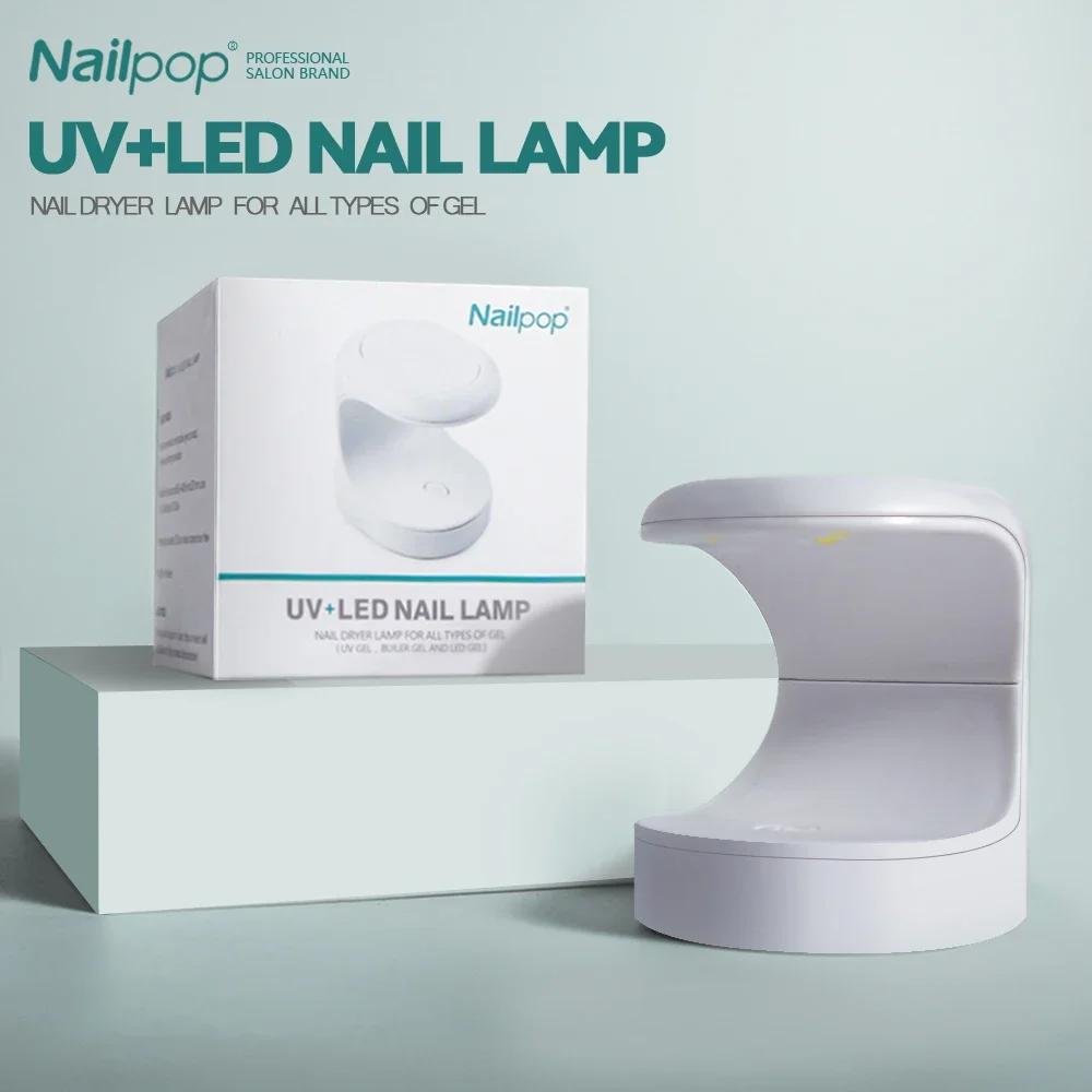 Small Nail Lamp Dryer UV LED USB Lamp Manicure Curing Gel Polish Egg Shape Design Machine Single Finger Nail Art Tools