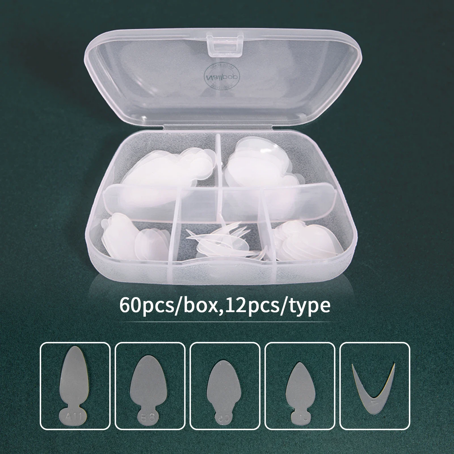 Quick Building Mold Nail Kit Dual Forms Nail Extension System With Silicone Mould Stickers For Top Form Nails Art Tool