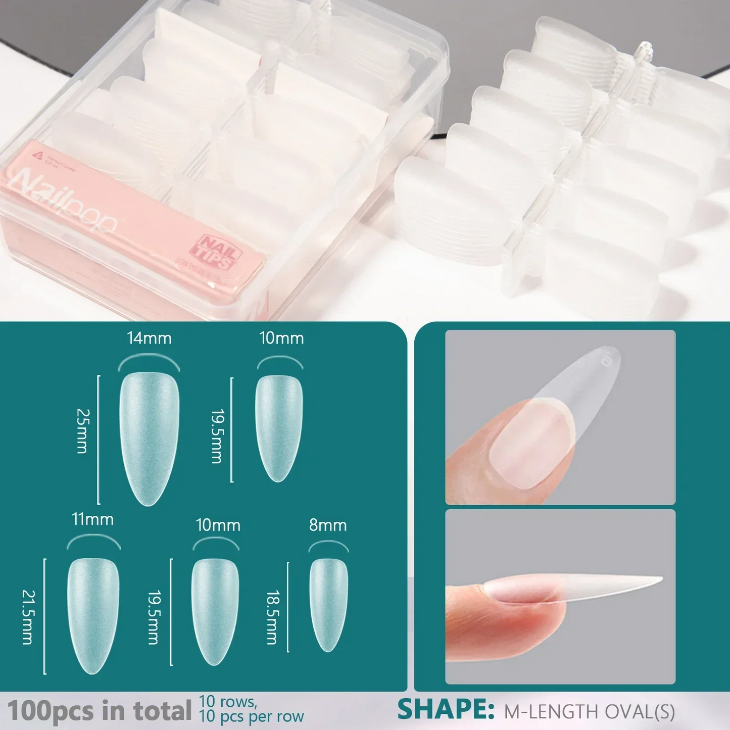 Soft Gel Tips for Nails Extension System Ultra Matt Short Coffin Fake Nail Capsule for Handmade Press on Nails 100pcs