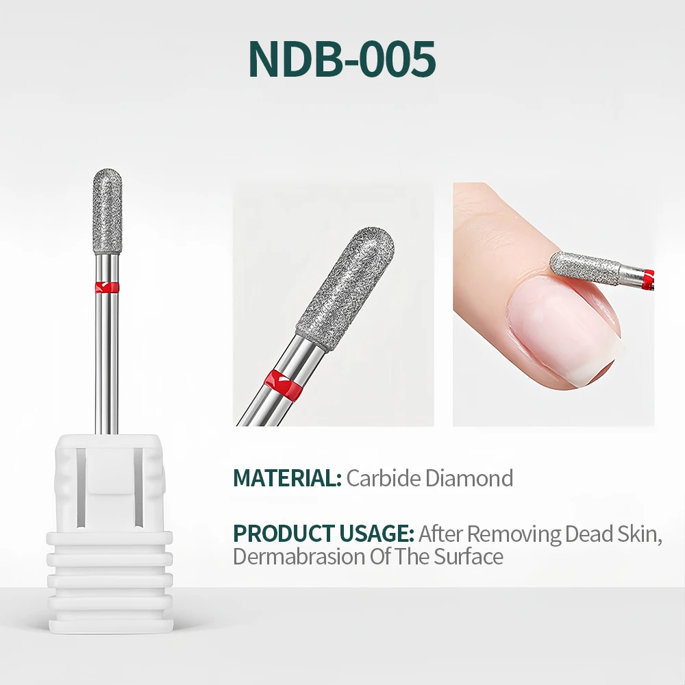 Nail Drill Bits,Tungsten Carbide Diamond Manicure Cuticle Nail Cutter Grinding Drill Machine For Nail Files Art Tools