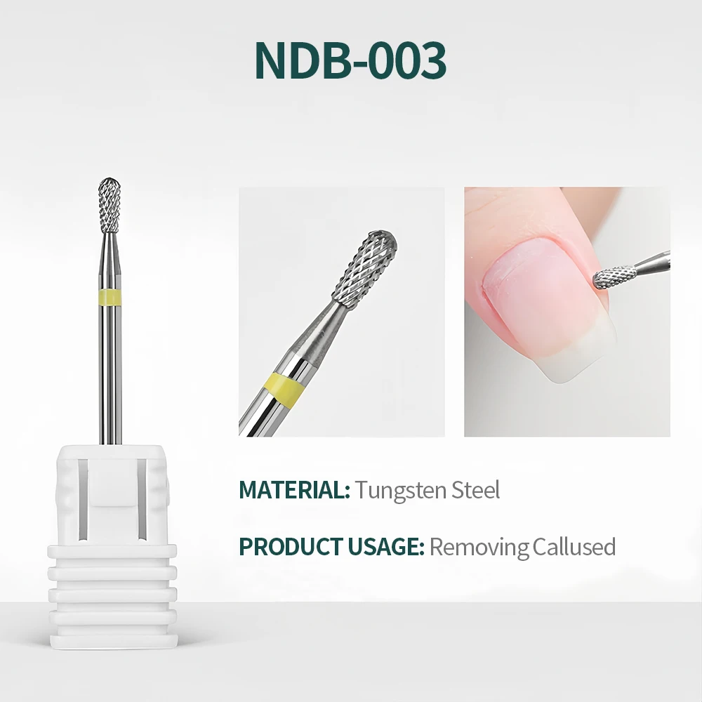 Nail Drill Bits,Tungsten Carbide Diamond Manicure Cuticle Nail Cutter Grinding Drill Machine For Nail Files Art Tools