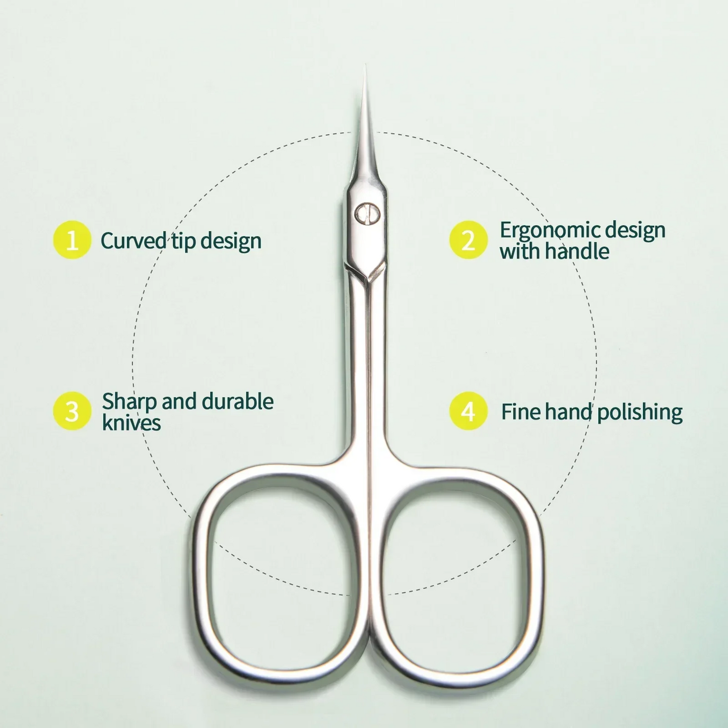 Cuticle Scissors Nail Cuticle Clippers Trimmer Dead Skin Remover Manicure Pedicure Cutter Professional Nail Art Tools