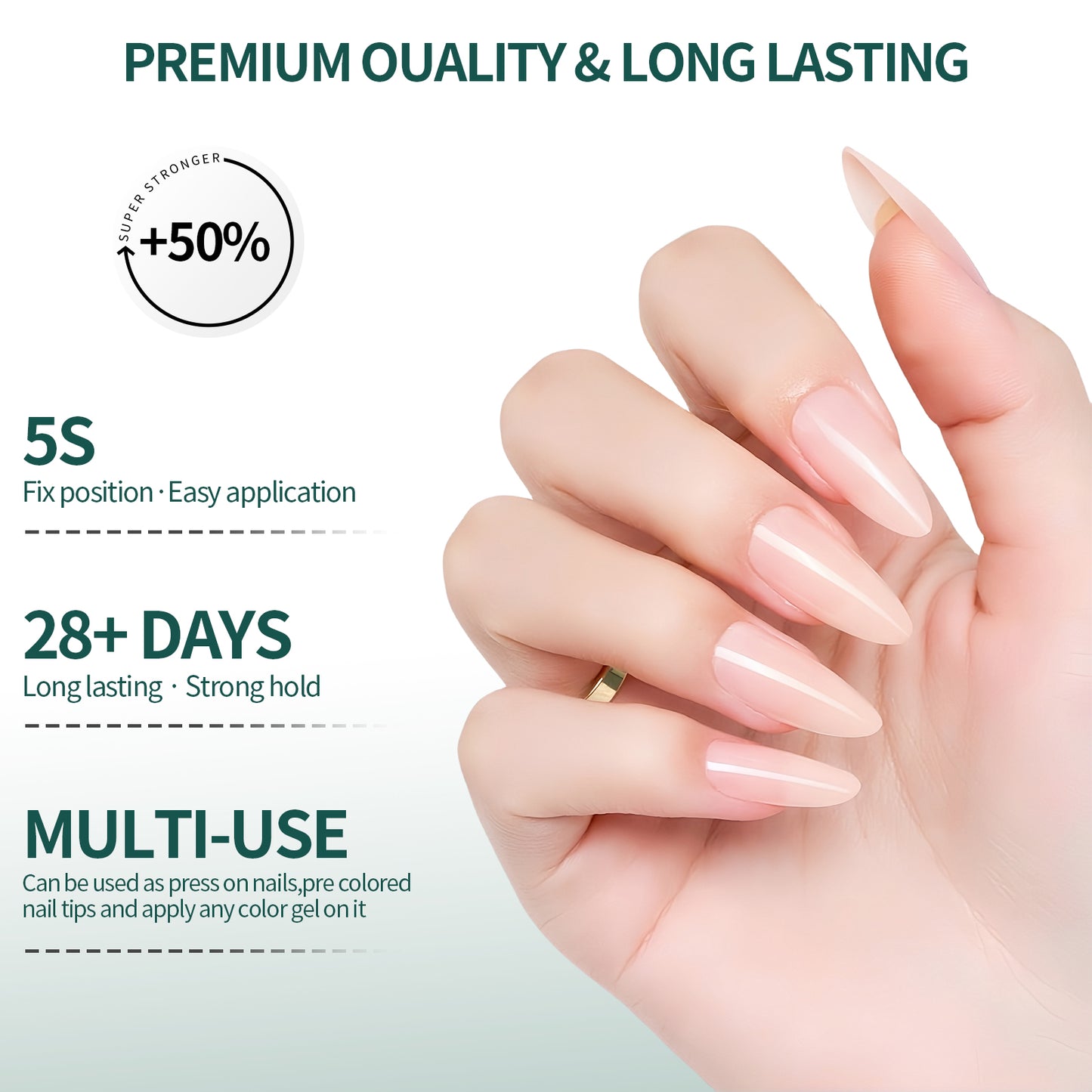 Nailpop 112Pcs Skin Tones Press on Nails Coffin Fake Nails 14 Sizes Nude Soft Gel Nail Tips Glossy Acrylic Nails No Need to File