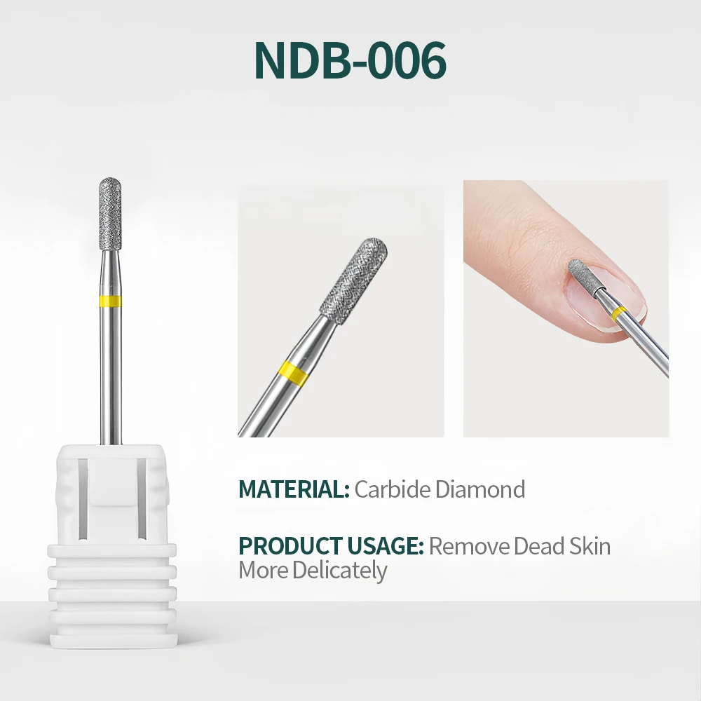 Nail Drill Bits,Tungsten Carbide Diamond Manicure Cuticle Nail Cutter Grinding Drill Machine For Nail Files Art Tools