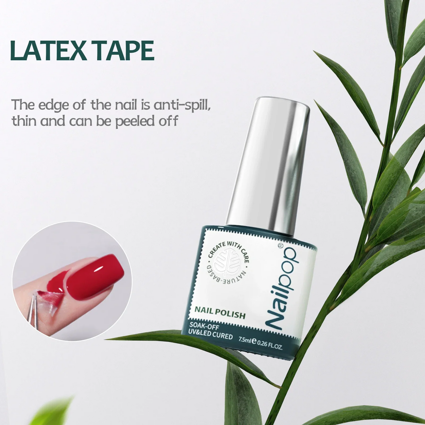 3 IN 1 Base Coat Nail Tips Glue Gel Polish Top Coat Function Gel Soak Off UV 7.5ml Glass Bottle Nail Prep Dehydrator Gel